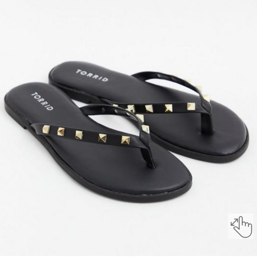 Torrid Studded Flip Flop (WW)
